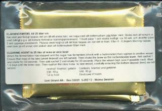 Čiřící prostředek / chitosan, pro 20-25L kvasu nebo vína