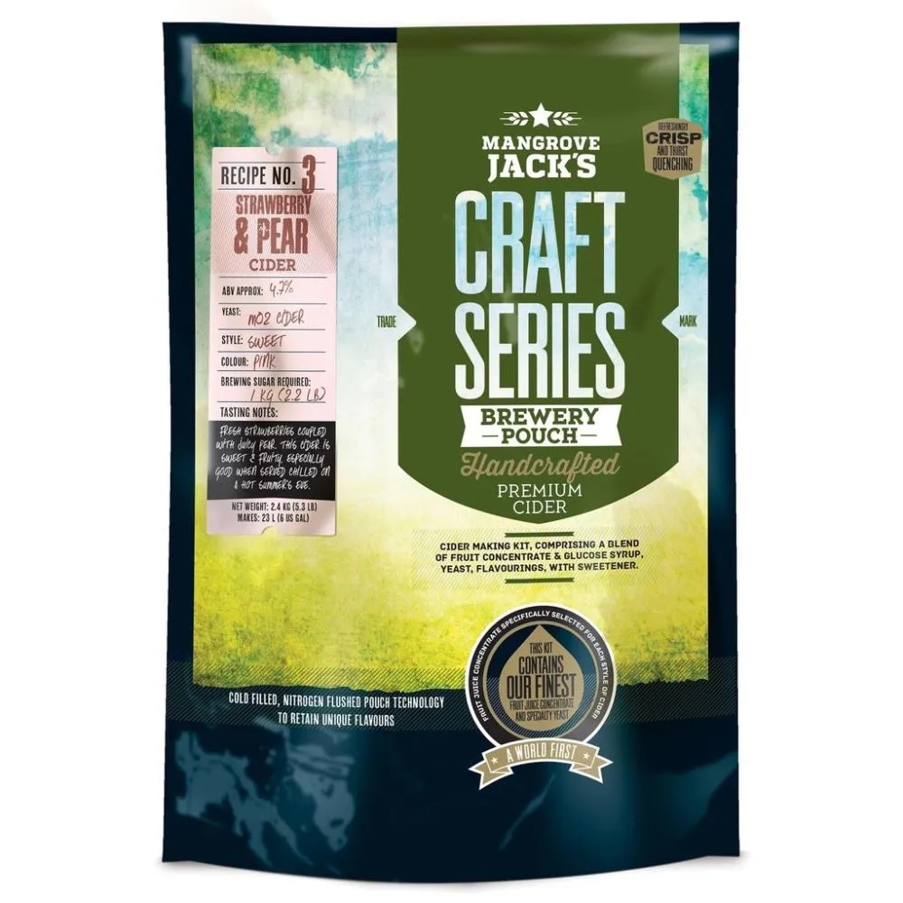Mangrove Jack's Jahoda a hruška Cider - set