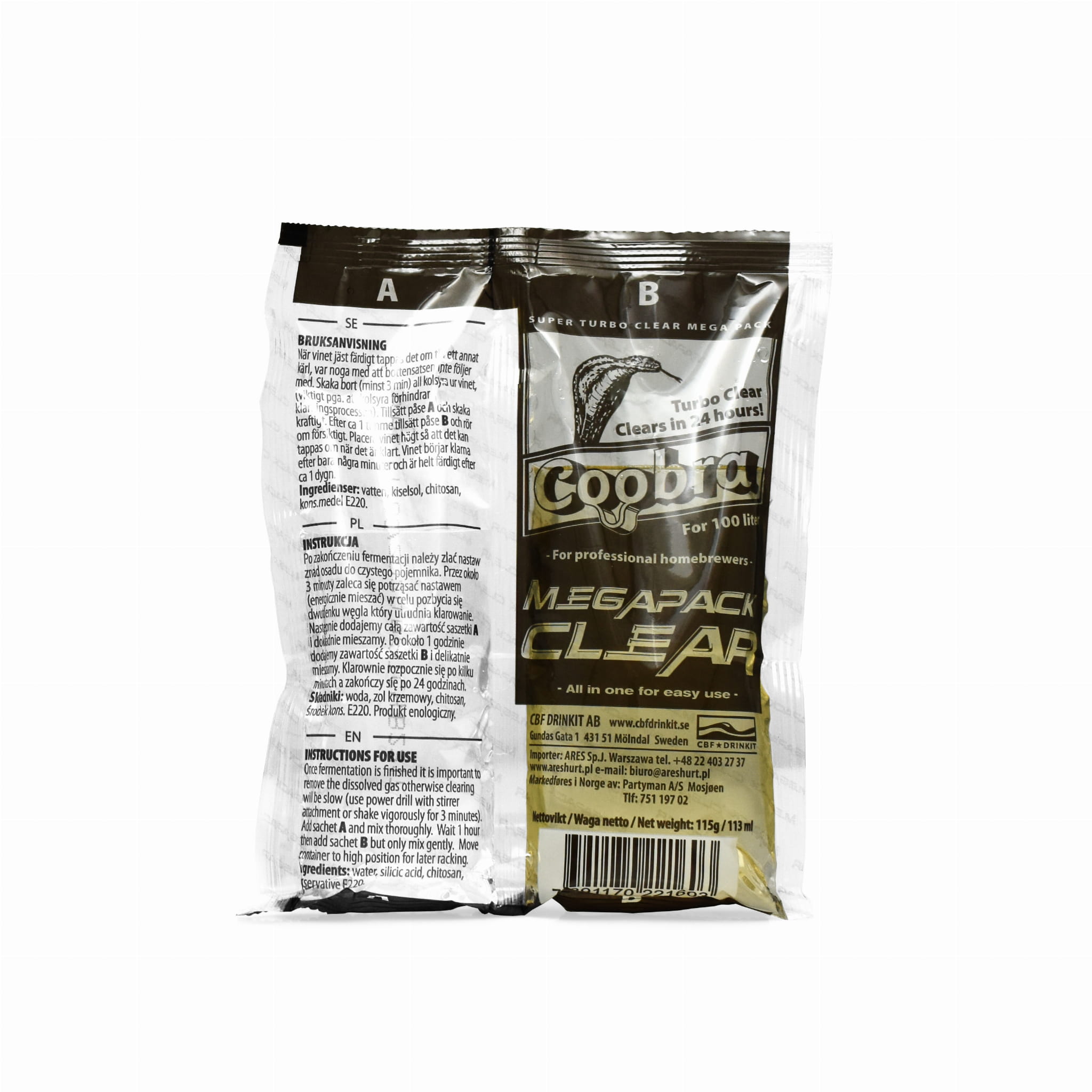 Čiřidlo Coobra - MegaPack na 100 L