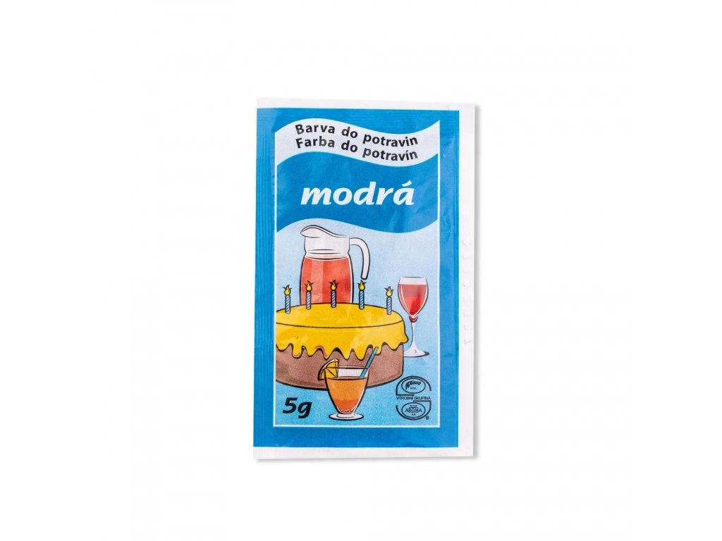 Modrá - potravinářské barvivo 5g