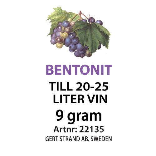 Bentonit na čiření 25 litrů