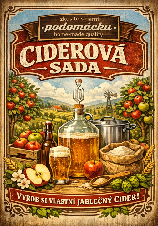 Sada na domácí cider - 25 litrů