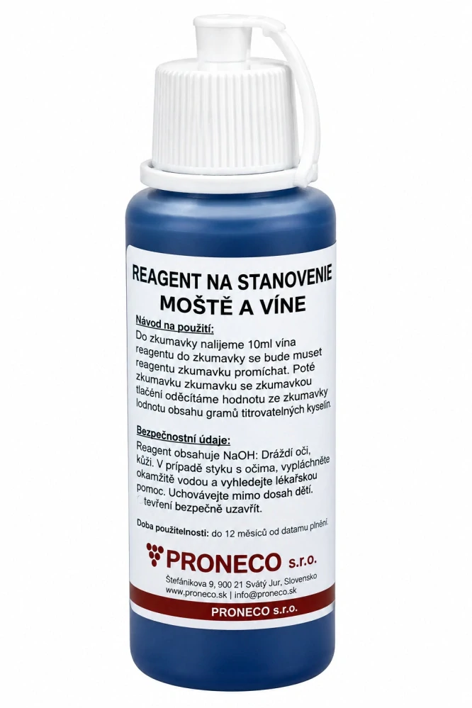 Roztok Reagent na kyseliny 100ml