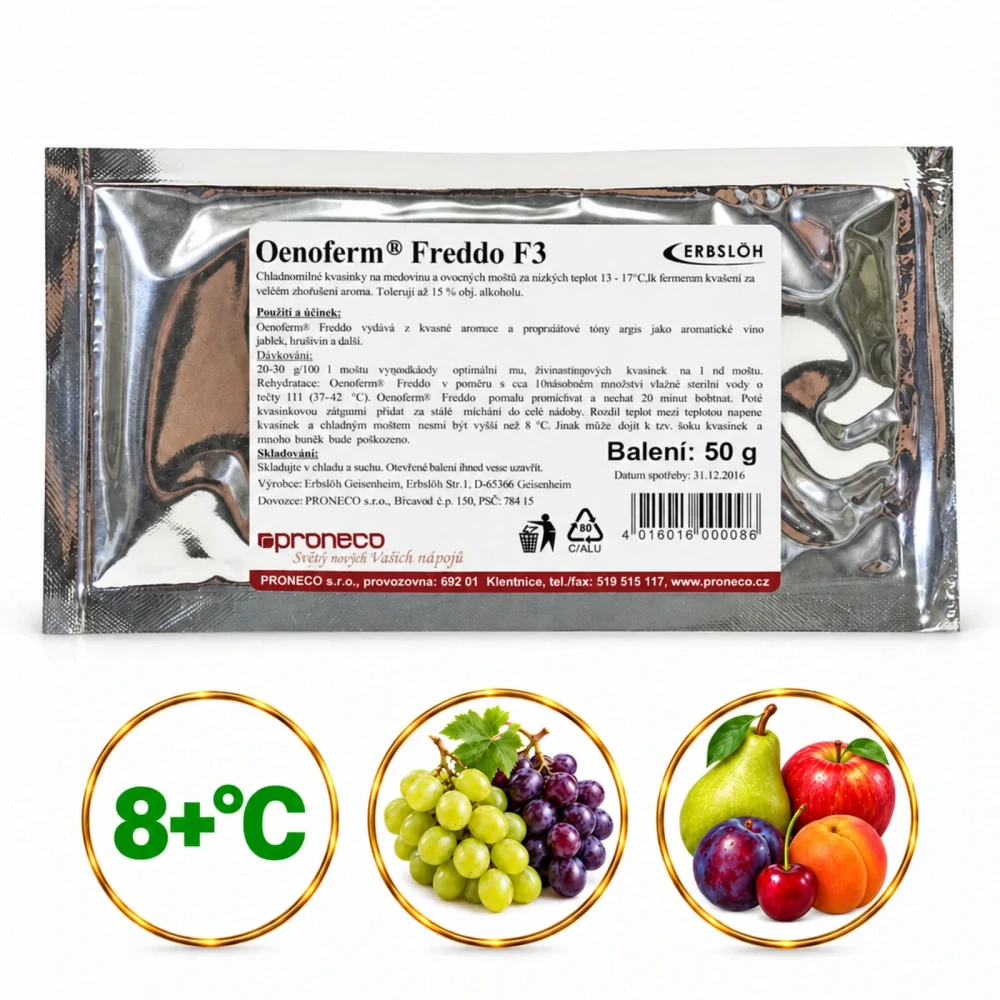 Oenoferm® Freddo kvasnice 50 g - pro nízké teploty (pro mošt)