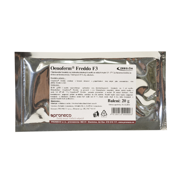Oenoferm® Freddo kvasnice 20 g - pro nízké teploty na ovoce