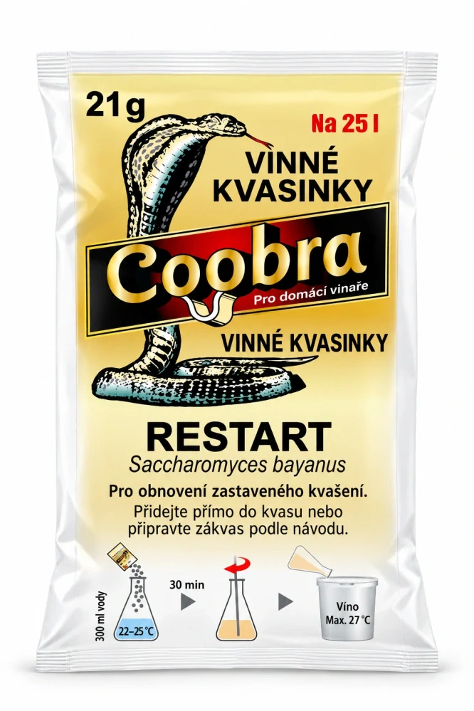 Restart kvasnice - kvasnice pro rozkvašení
