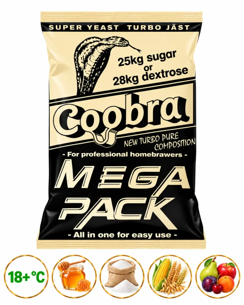 Mega Pack Turbo kvasnice Coobra