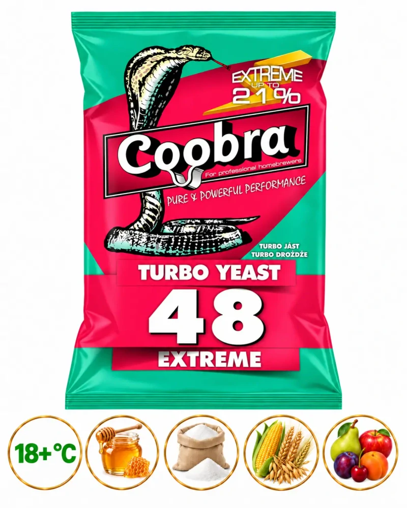 COOBRA 48 Extreme kvasnice 14-21% - na všechny druhy kvasu