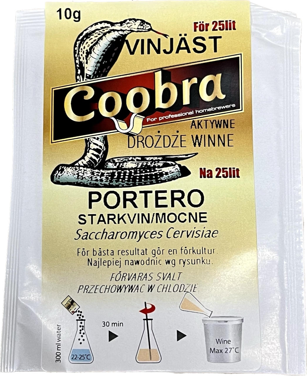 Aktivní Kvasinky Portvin na 25L