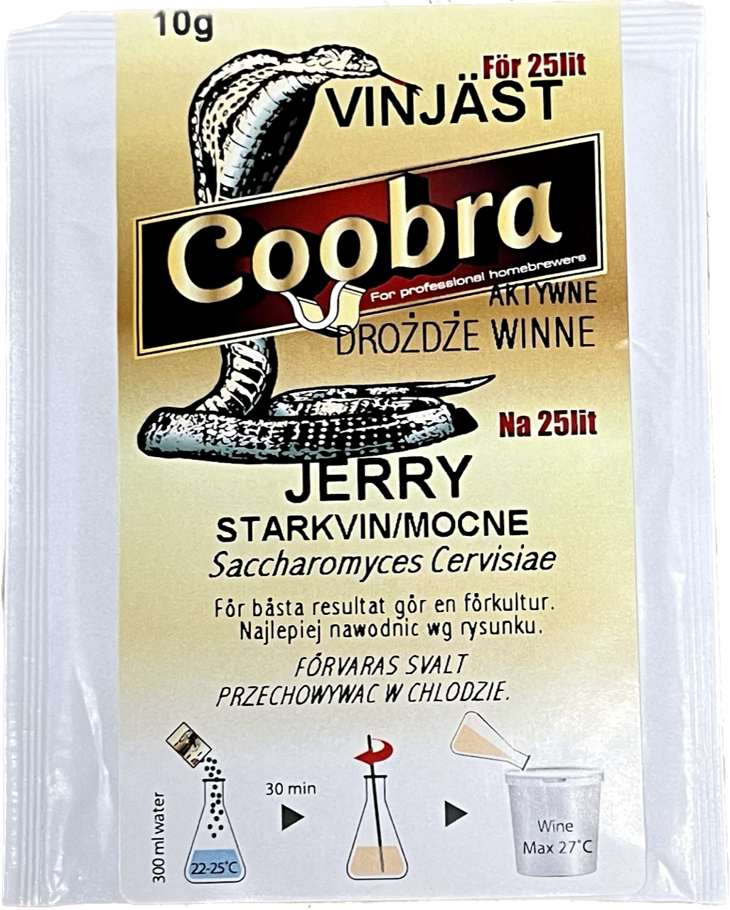 Aktivní Kvasinky Sherry na 25L