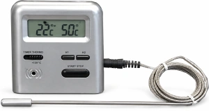 Digitální potravinářský teploměr −20 až +300 °C se sondou