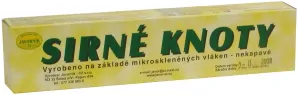 Sirné knoty široké 30 kusů (400g)