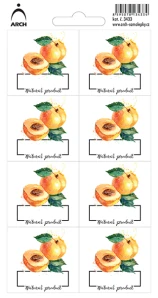 Meruňky - etikety natural product