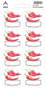 Papriky - etikety natural product