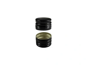 Šroubovací uzávěr lahví černý - průměr 28mm
