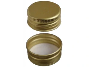 Šroubovací uzávěr lahví zlatý - průměr 31,5mm
