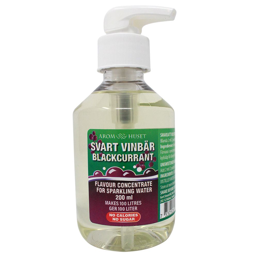 Černý rybíz sirup bez cukru - 200 ml