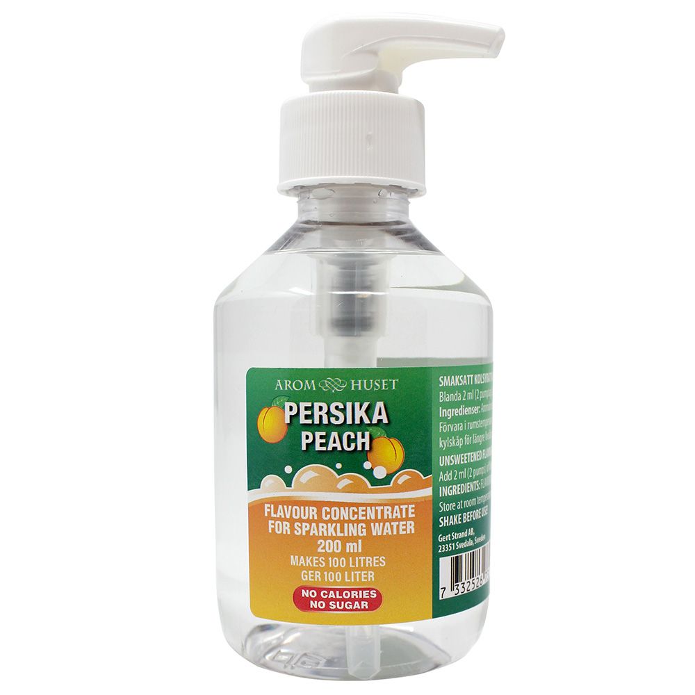 Broskev sirup bez cukru - 200 ml