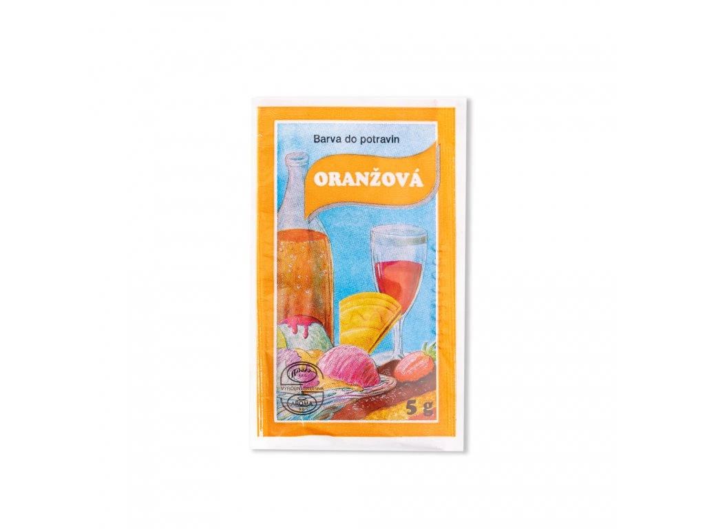 Oranžová - potravinářské barvivo 5g