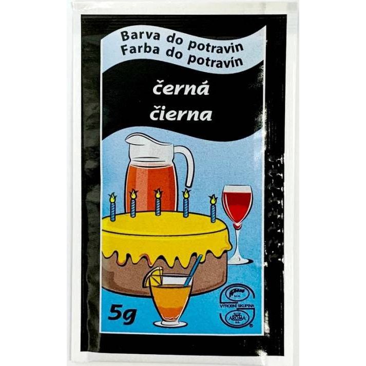 Černá - potravinářské barvivo 5g