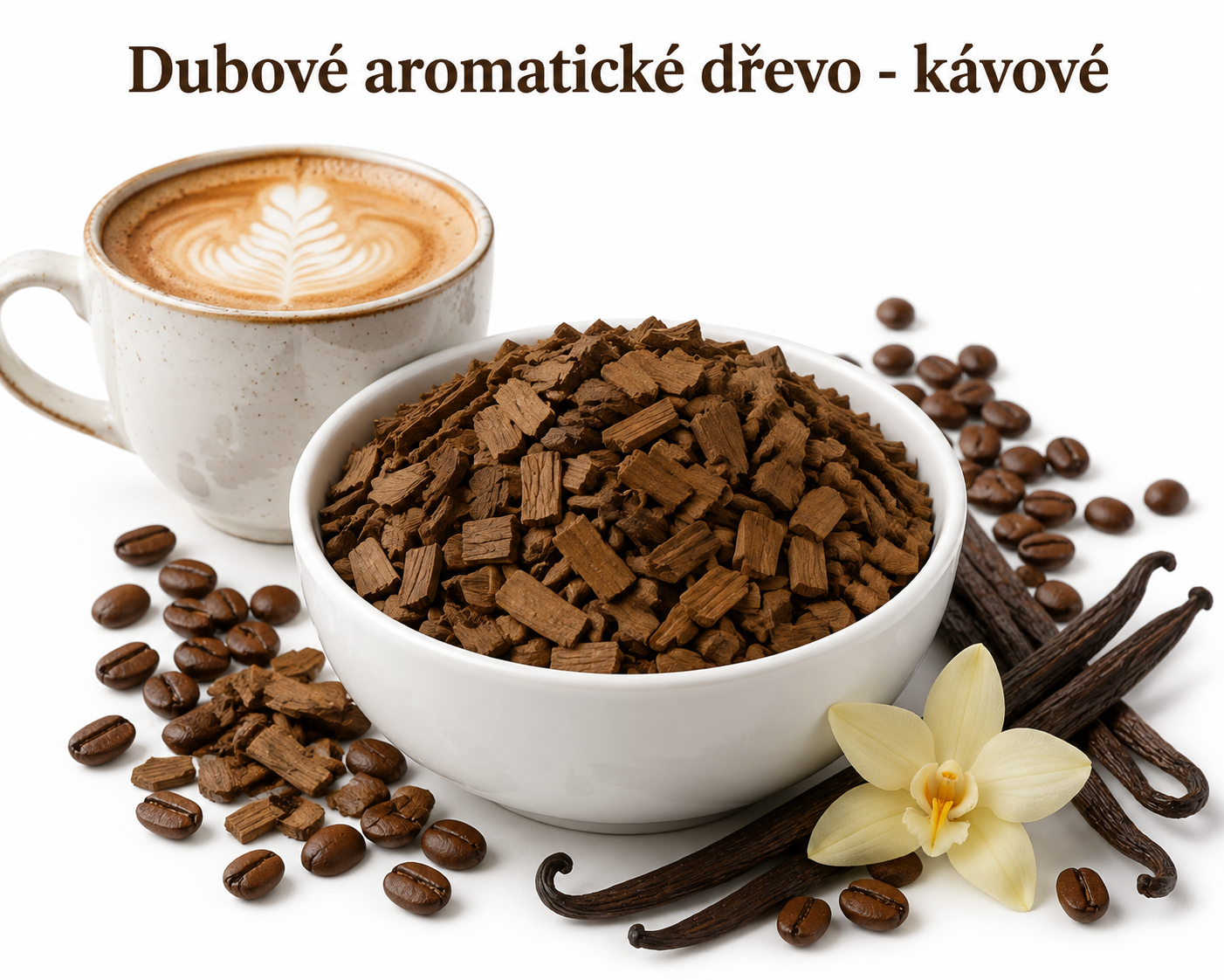 Dubové aromatické dřevo - káva (50 g)