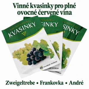 Vinné kvasinky - plná ovocná červená vína 20 g