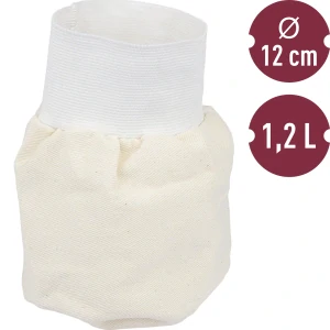 Bavlněný vak na filtraci likérů (1,2 litru)