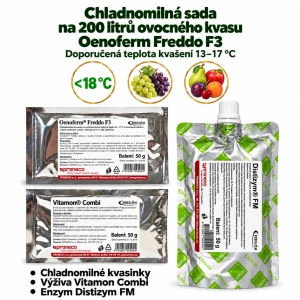Chladnomilná sada na 200 litrů ovocného kvasu