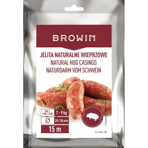Přírodní vepřová střeva BROWIN 28/30 mm, 15 m
