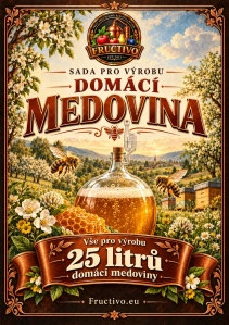 Fructivo – sada na výrobu domácí medoviny na 25 litrů