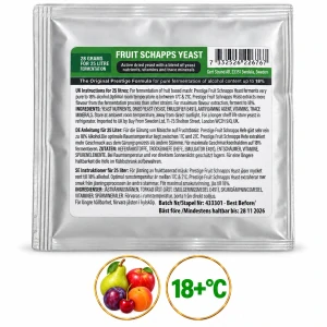 Kvasnice pro ovocné pálenky 18% (pro ovocný kvas)