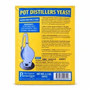 Kvasnice Prestige Pot Distillers 18 % pro ovocný kvas