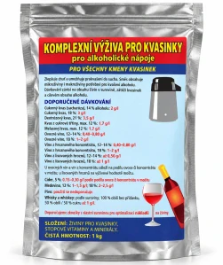 Kompletní živiny pro kvasinky Prestige 1 kg