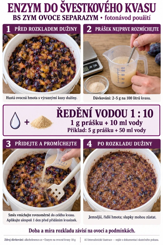 Enzym na ovocné kvasy 10g 