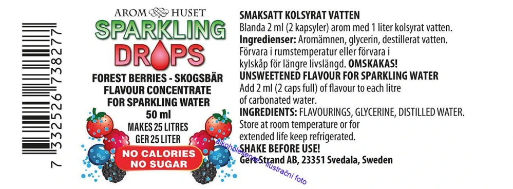 Lesní plody sirup 50ml