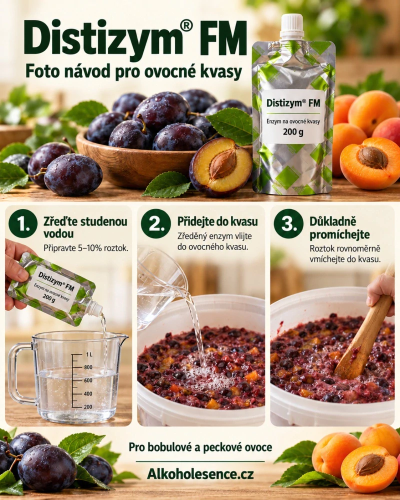 Distizym FM - enzym na ovoce (200g)