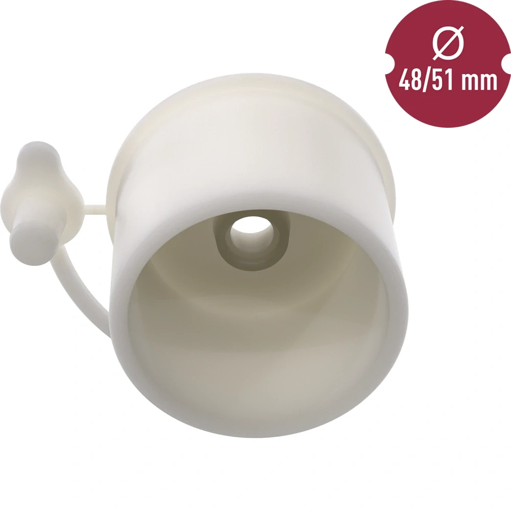Zátka demižonu pro kvasnou zátku s uzávěrem 48/51 mm