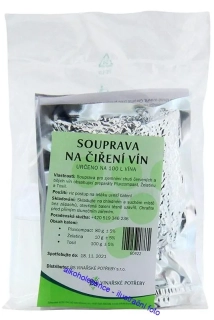 Čiření vína - souprava na 100 litrů